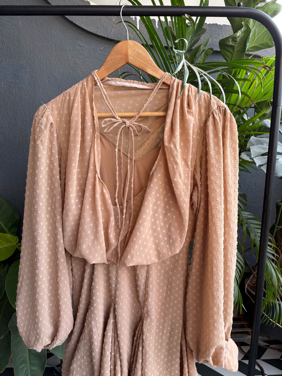 Brown Short Dress