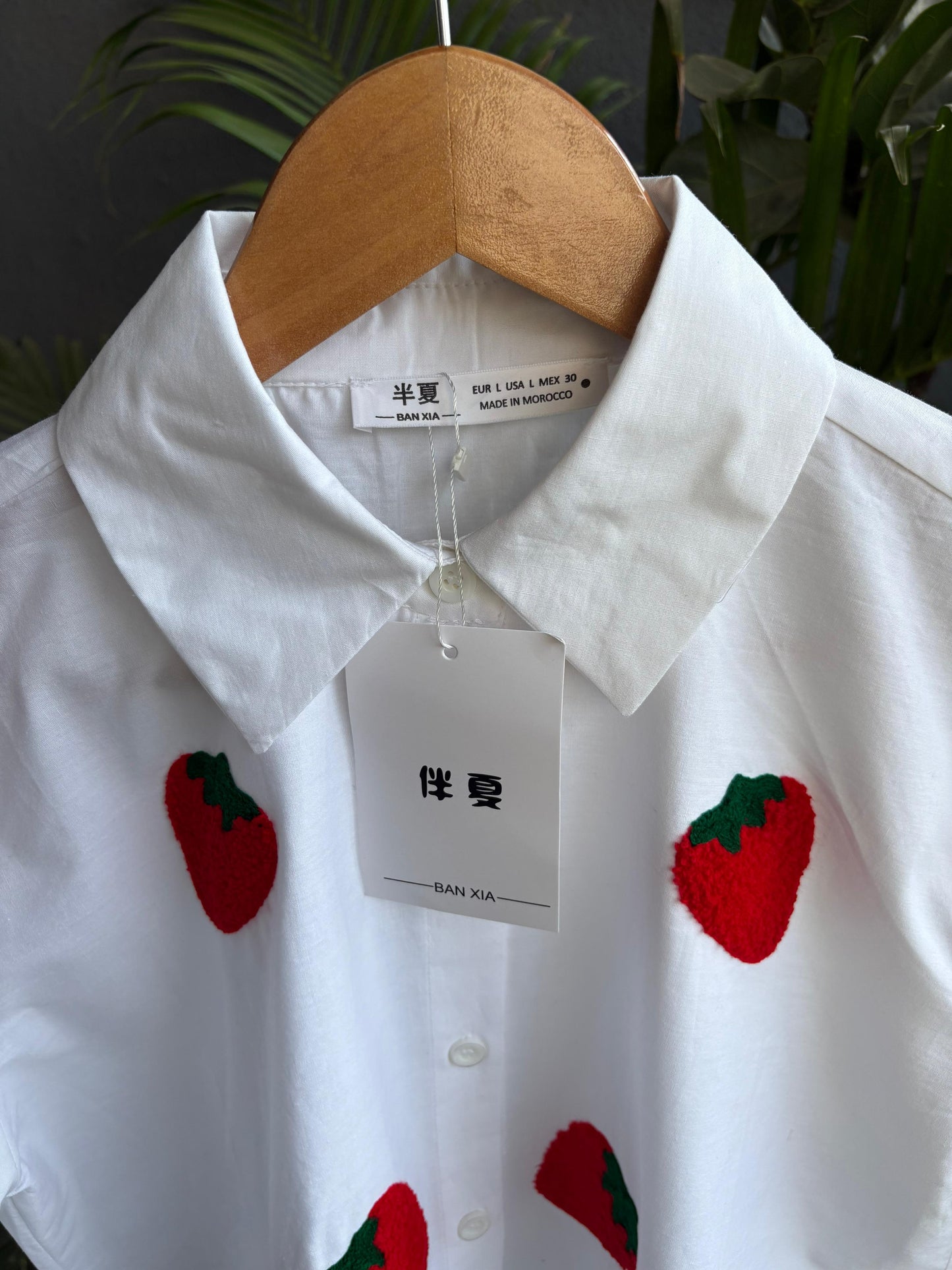 Strawberry White Shirt