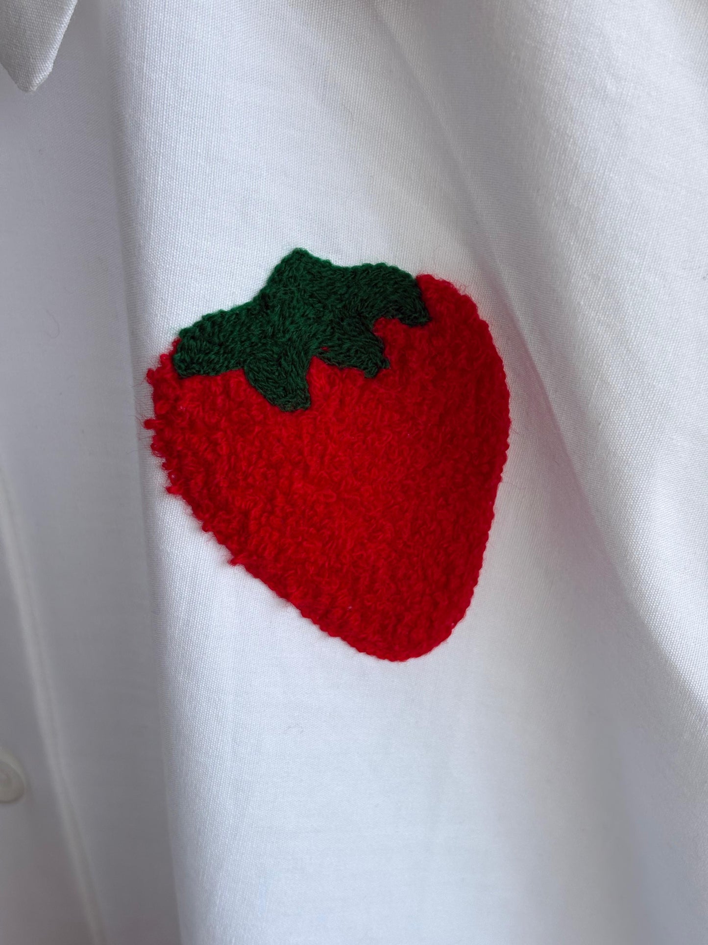 Strawberry White Shirt