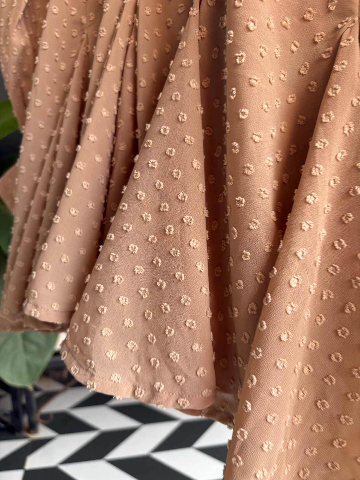 Brown Short Dress