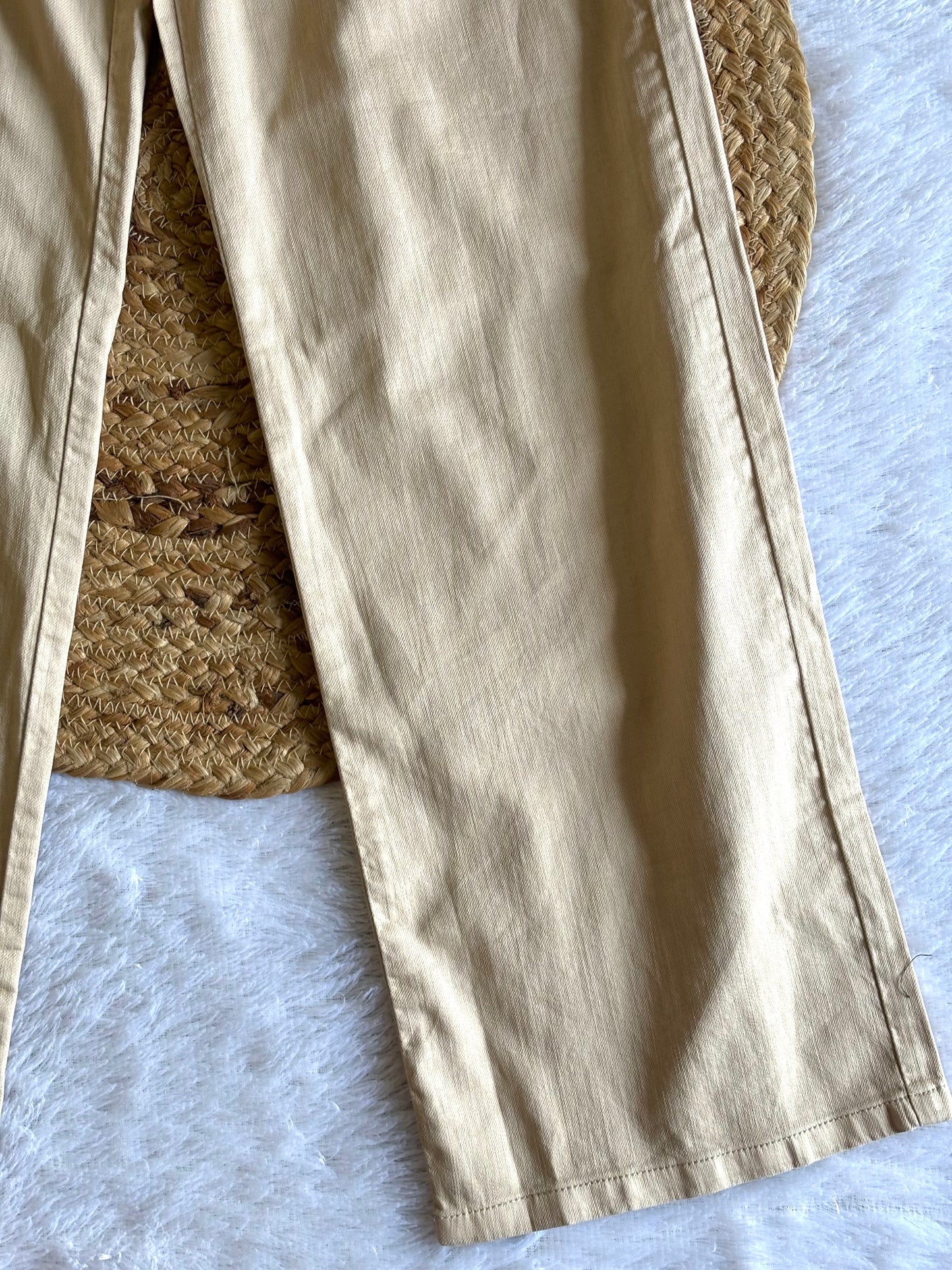 Beige Straight jeans