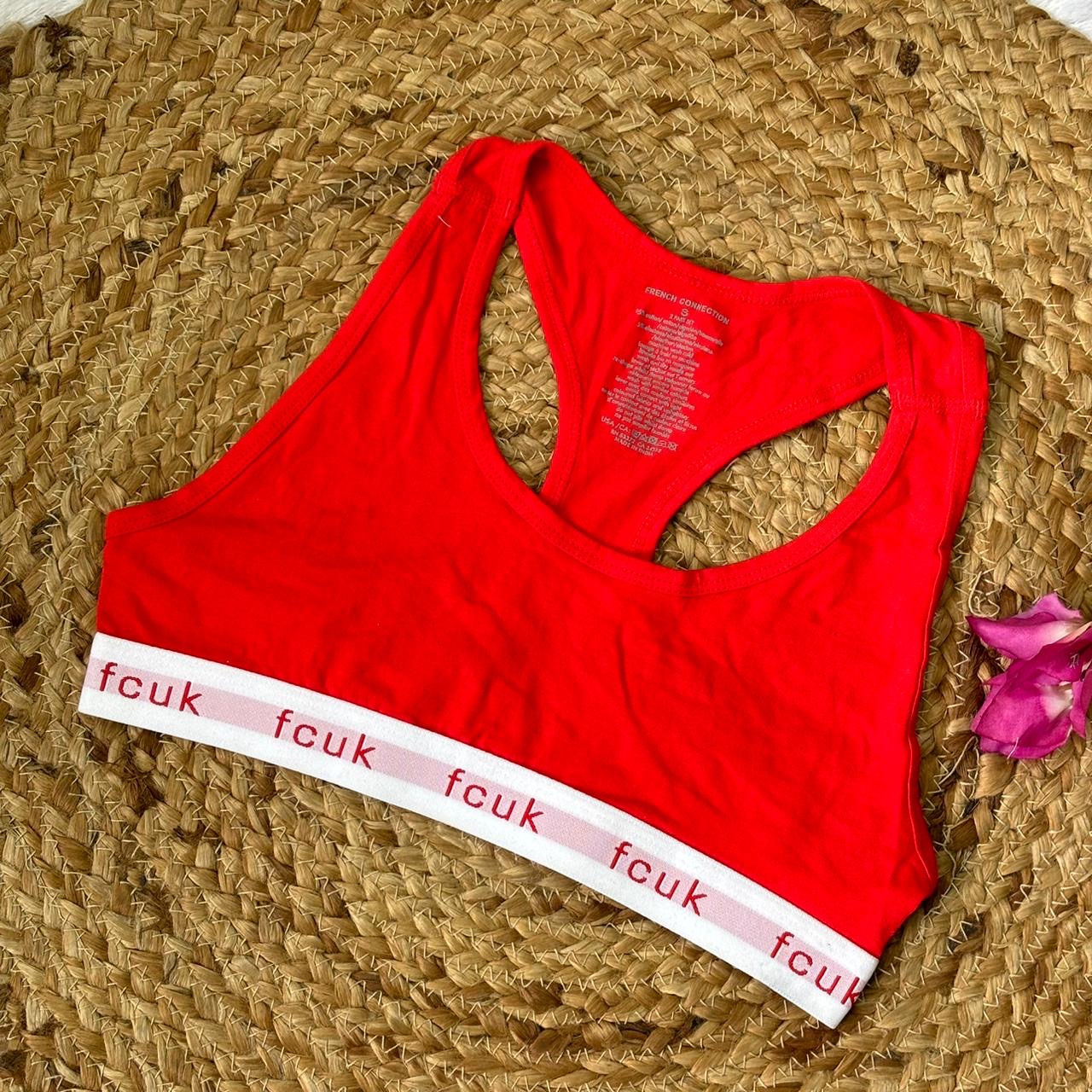 Red Sports Bra