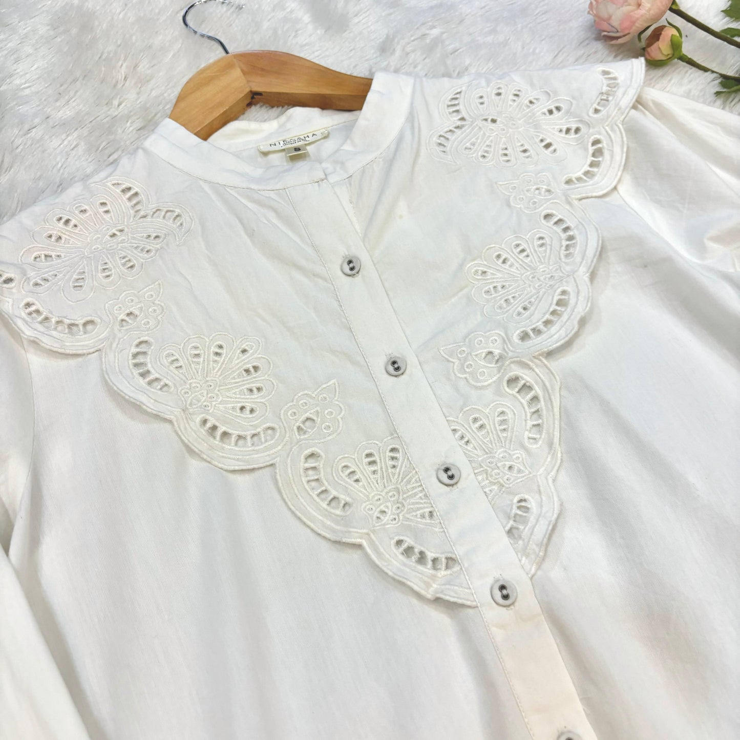 White cotton shirt