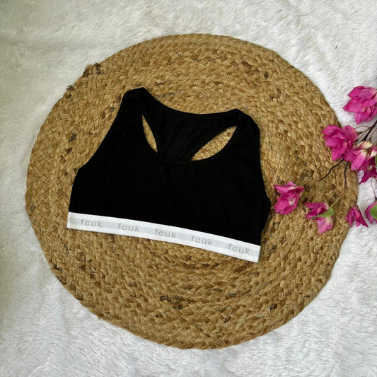 Black Sports Bra