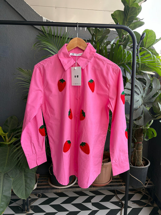 Strawberry Pink Shirt