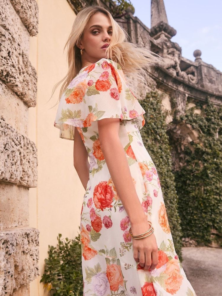 Floral White dress