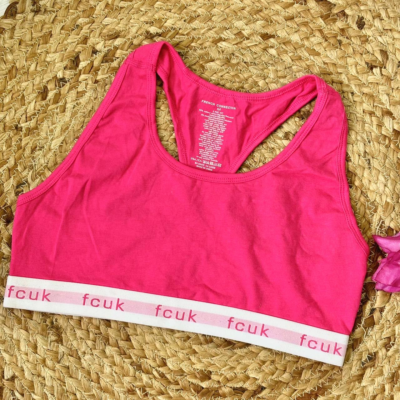 Pink Sports Bra