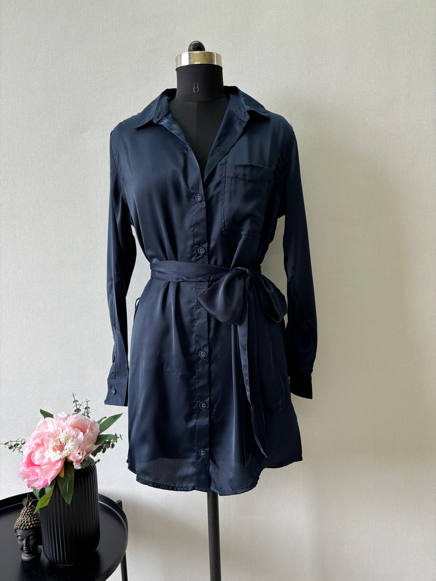 Blue Satin tunic