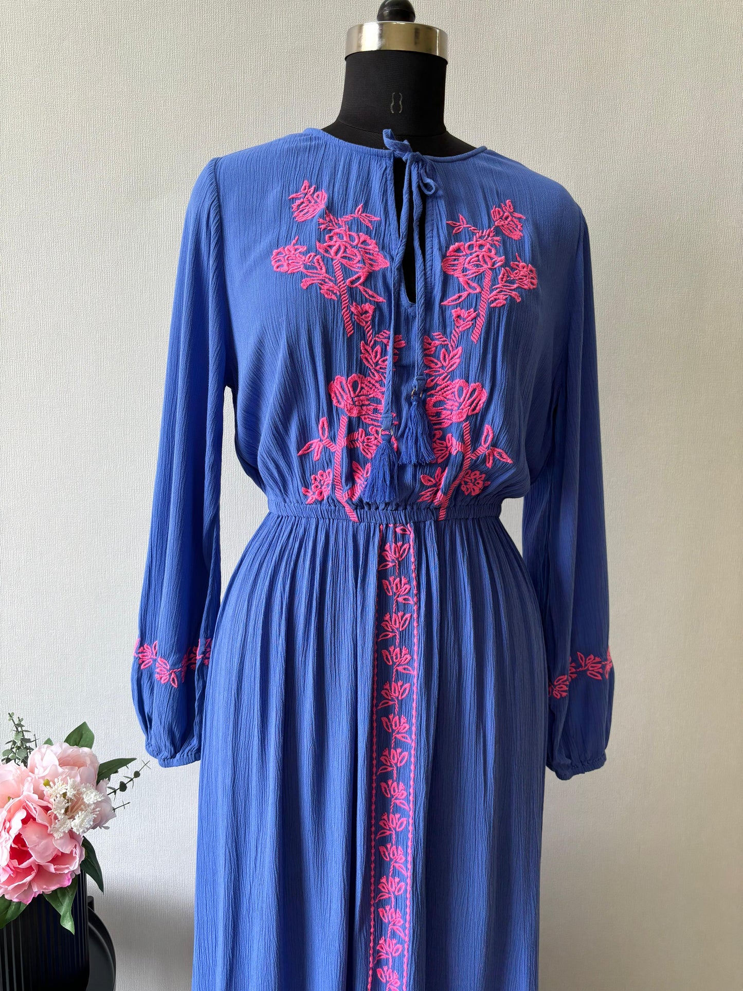 Embroidered Maxi Dress