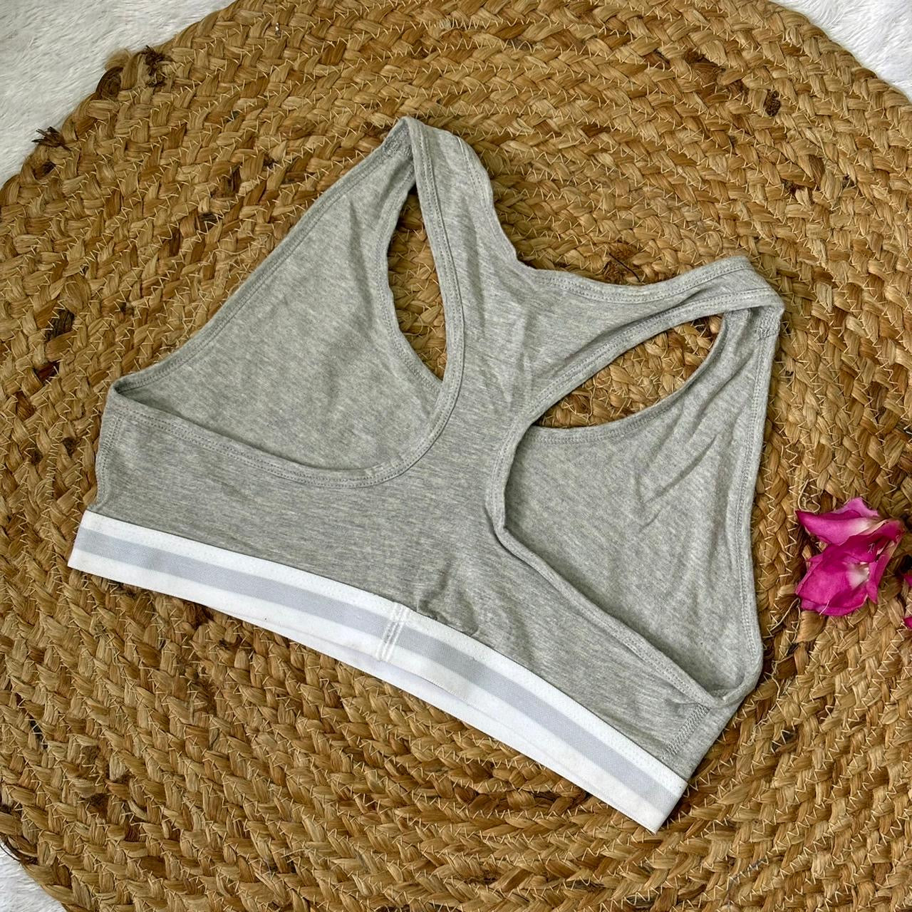 Grey Sports Bra