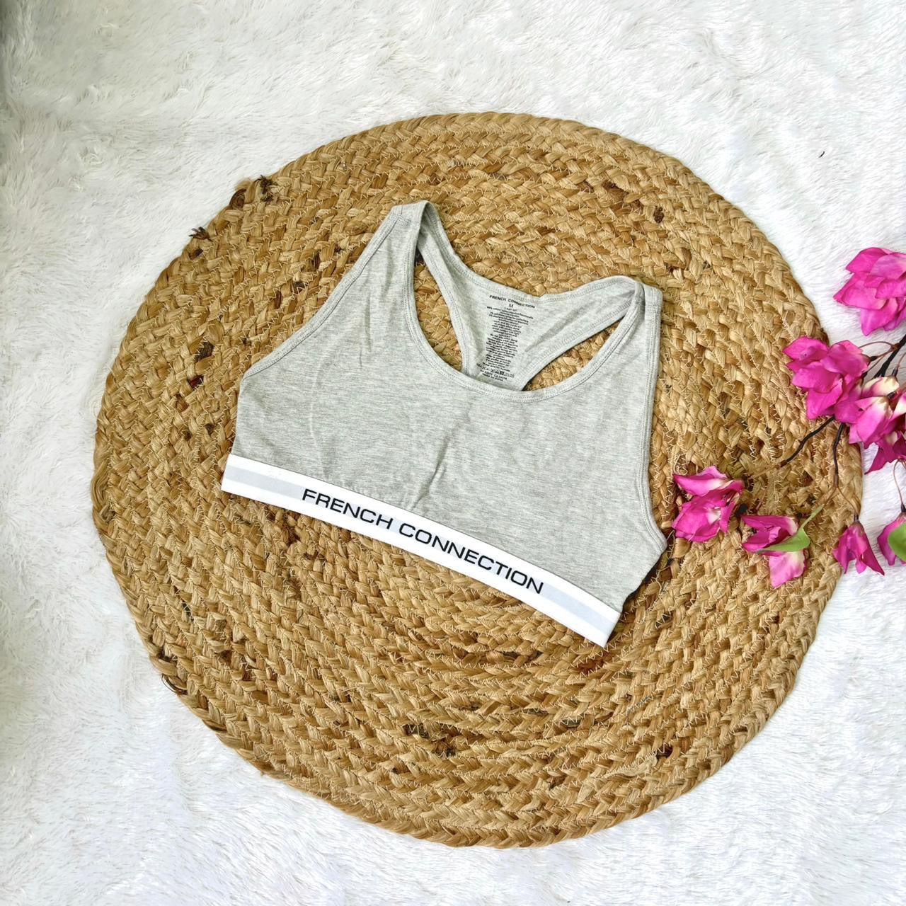 Grey Sports Bra