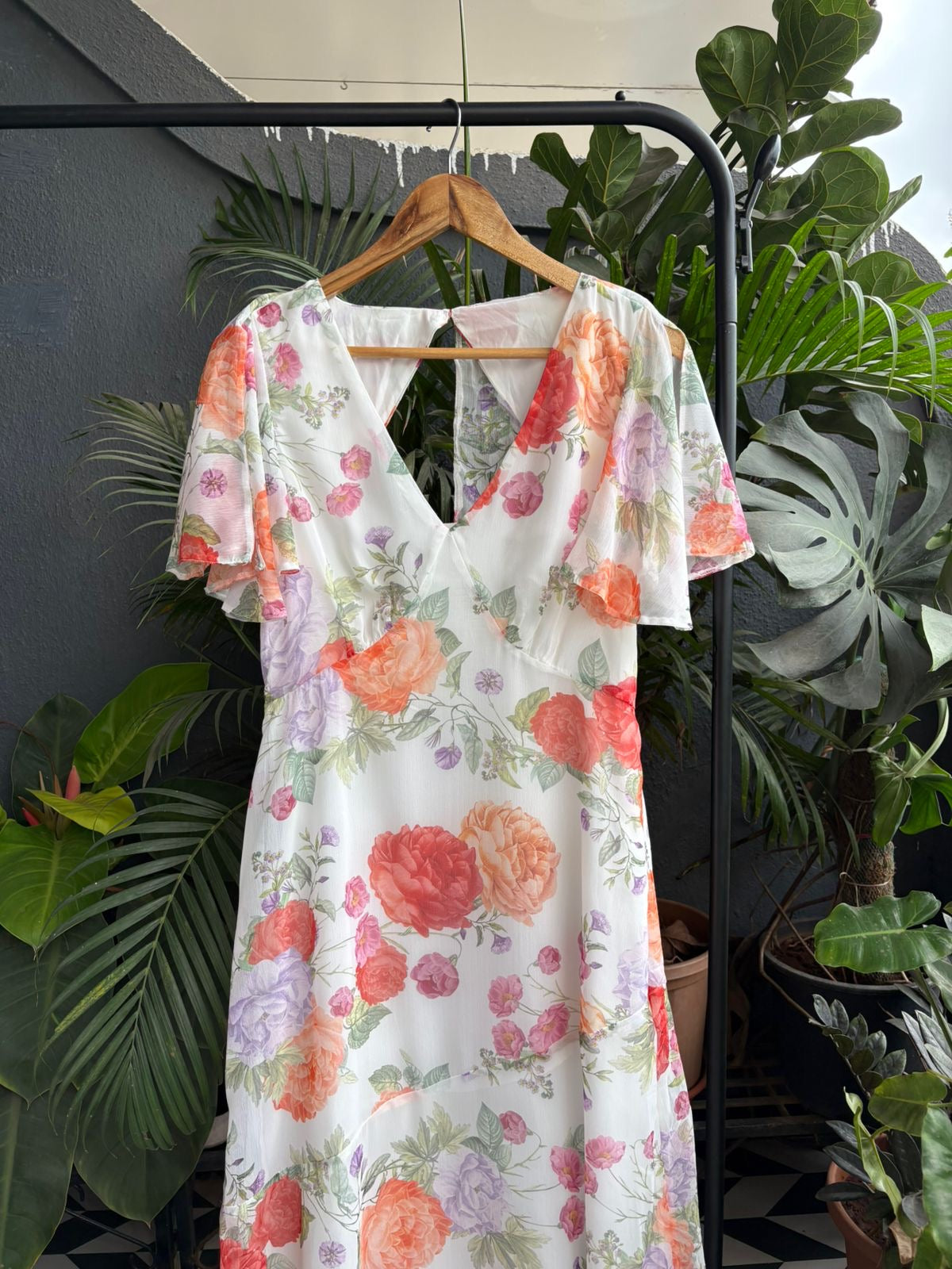 Floral White dress