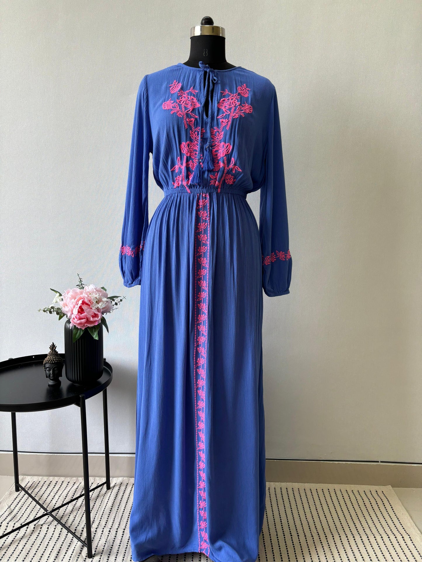 Embroidered Maxi Dress