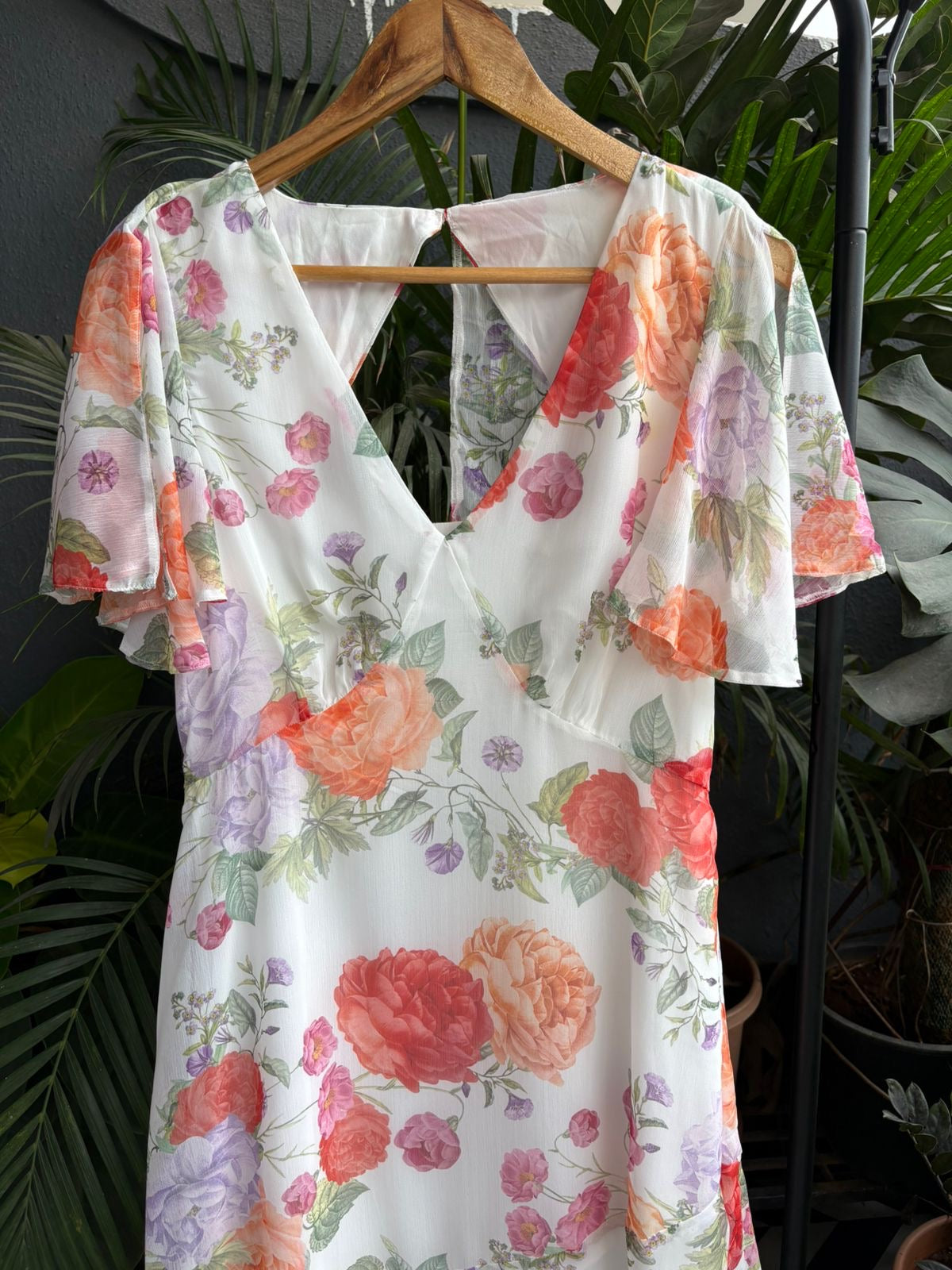 Floral White dress