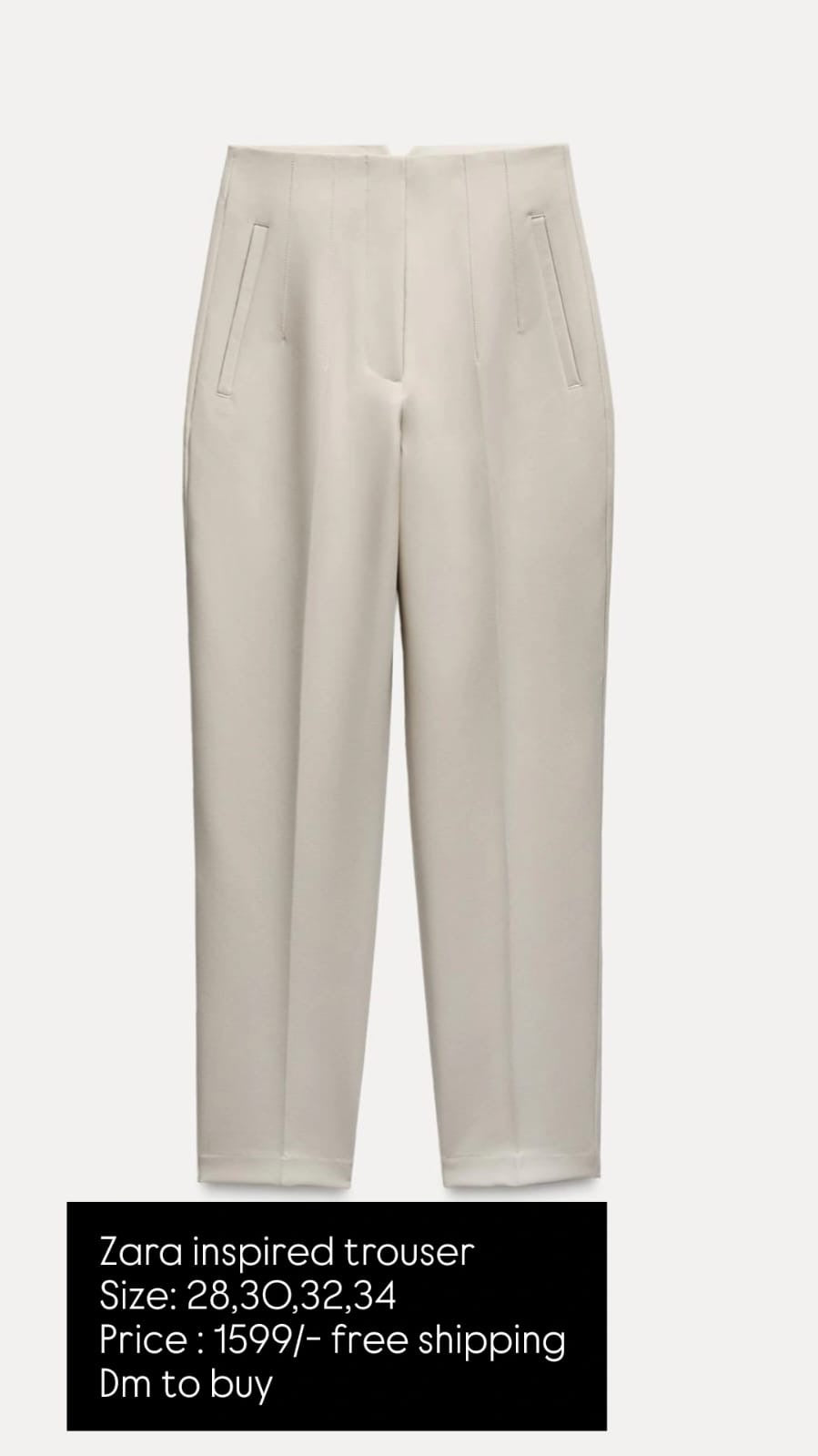 Beige Trousers