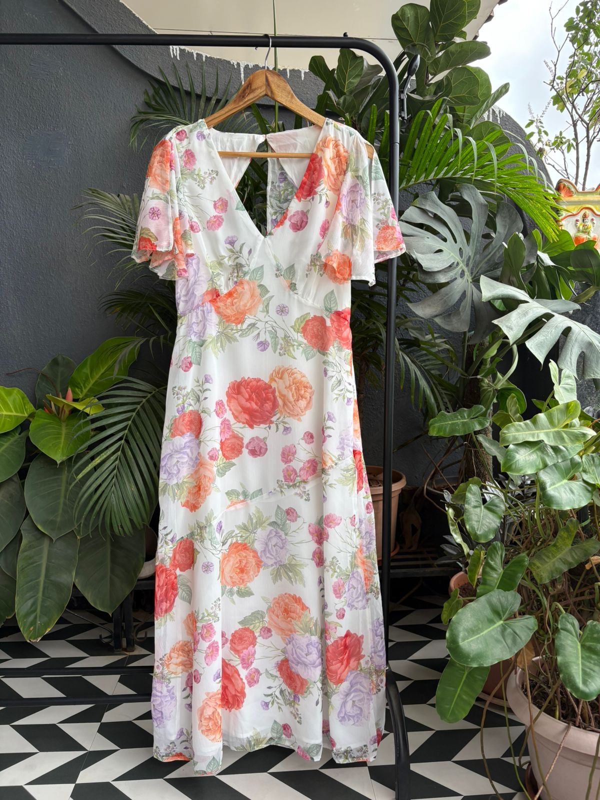 Floral White dress
