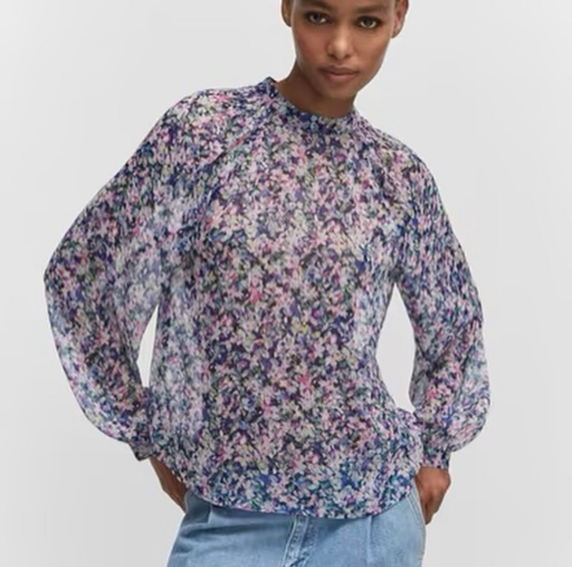 Chiffon floral top