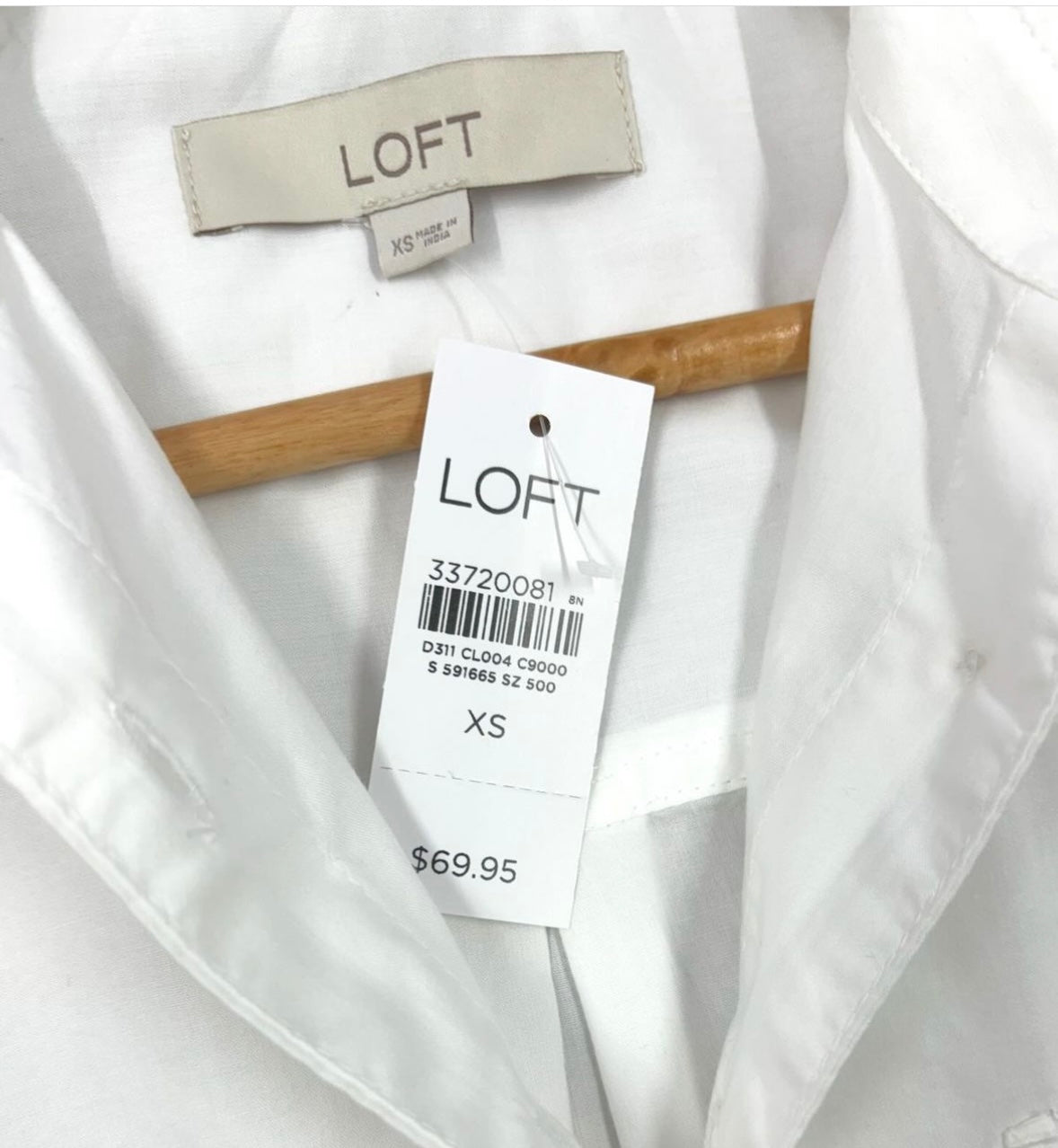 Cotton white shirt