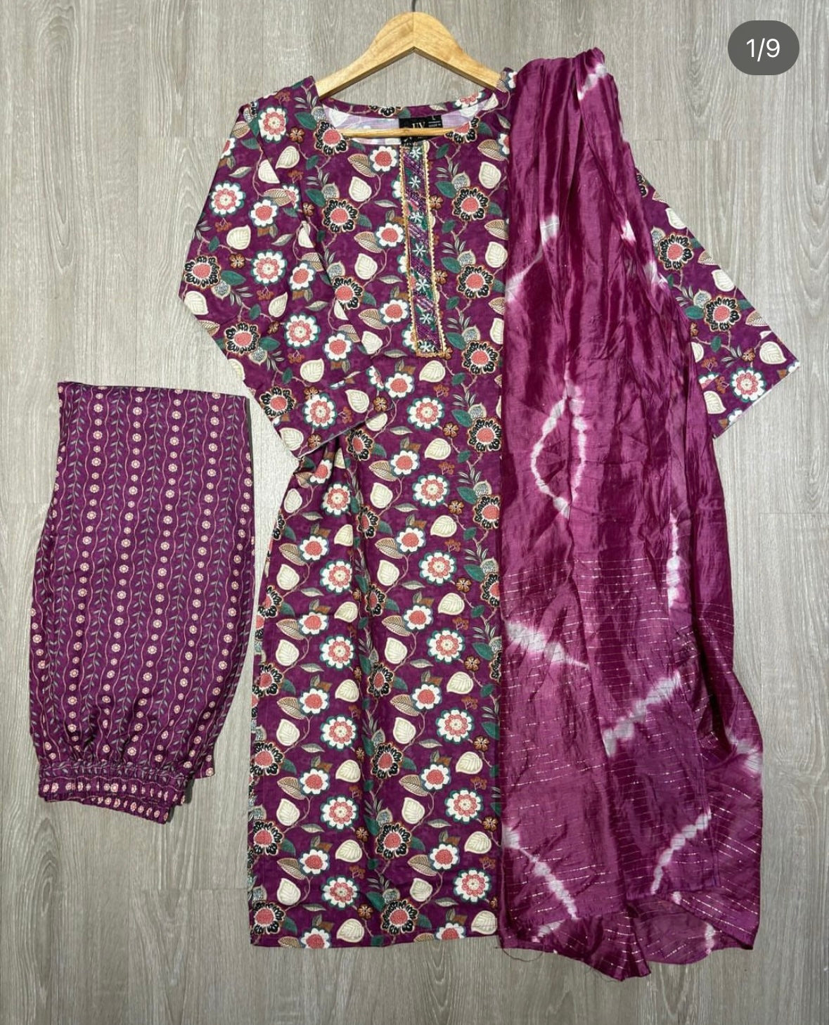 3 piece kurti set