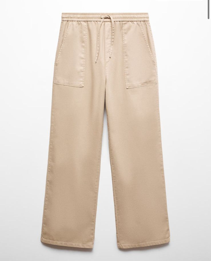 Beige Straight jeans