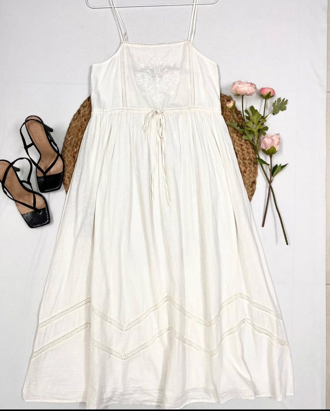 White Cotton Dress