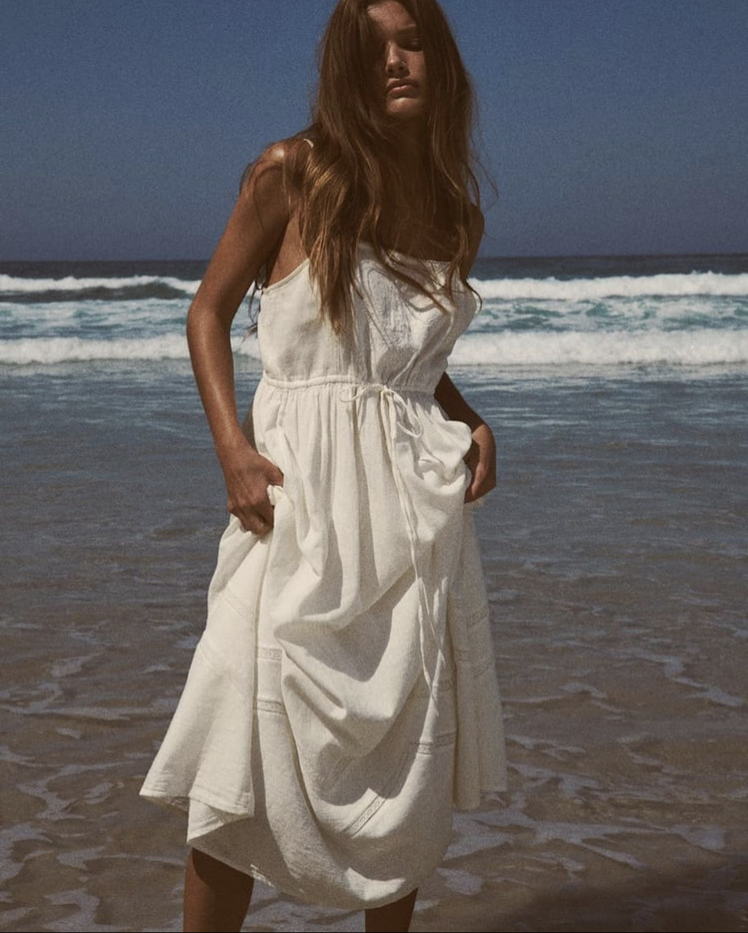 White Cotton Dress