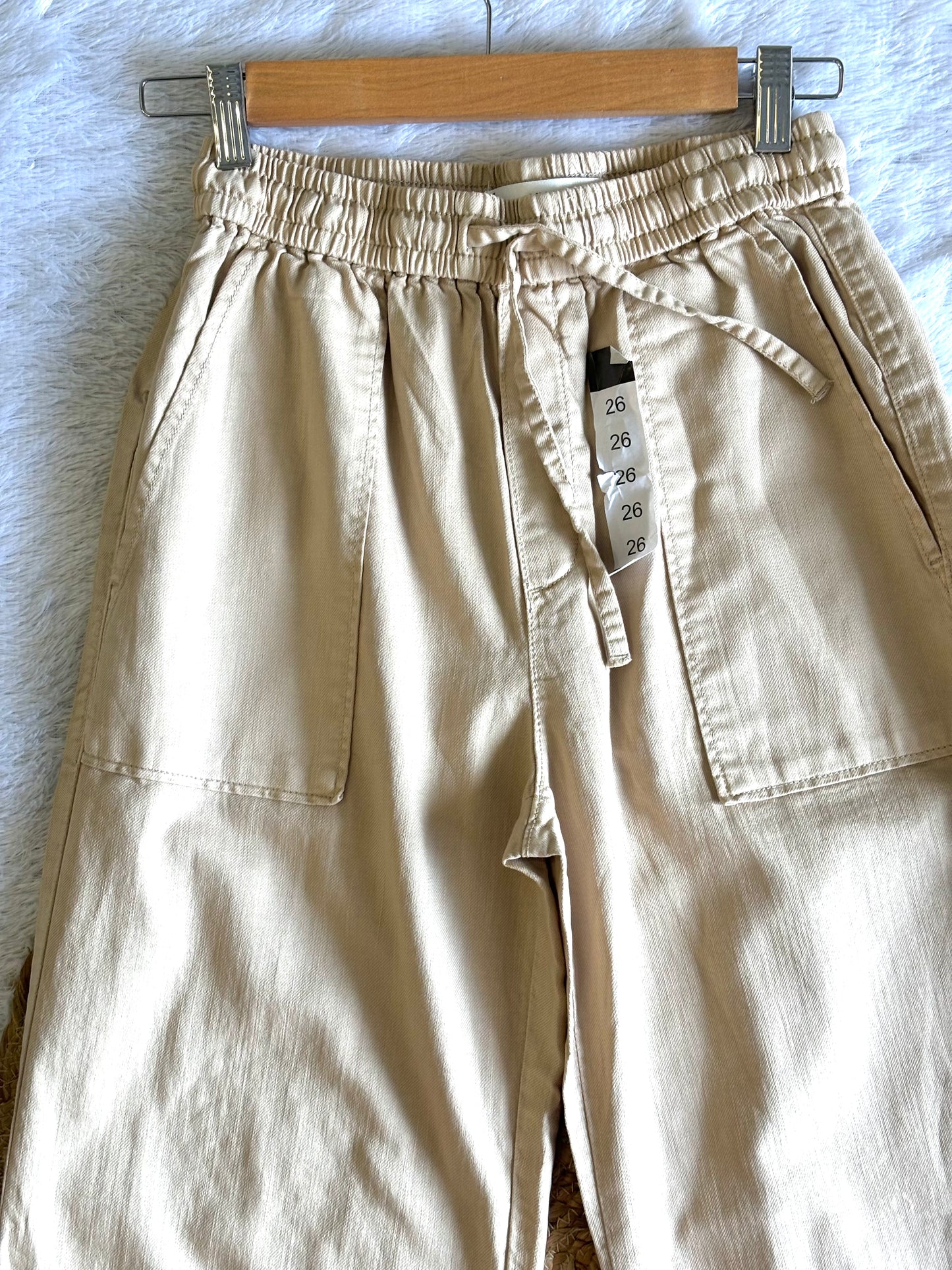 Beige Straight jeans