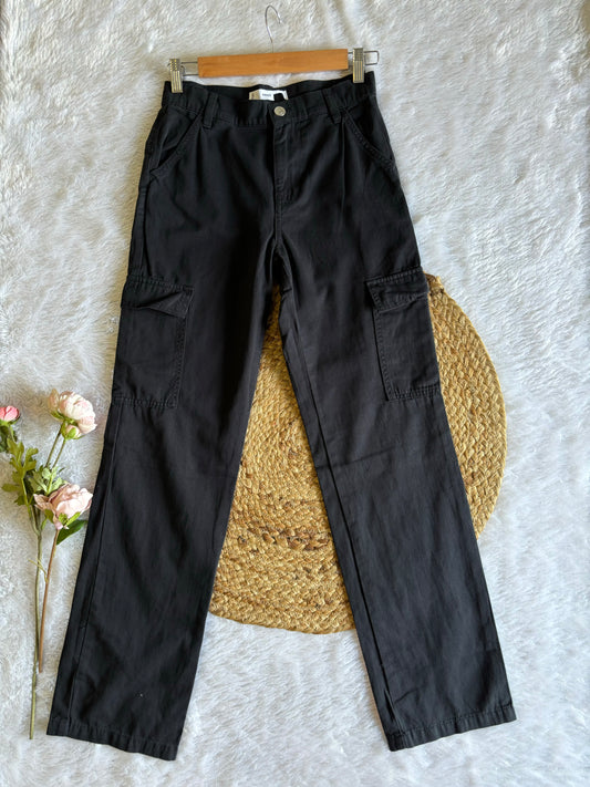 Black Cargo Pant